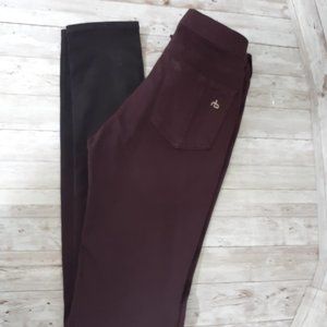 Rag & Bone Legging Jeans - Wine Ombre